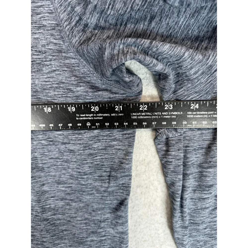 Free Country Shirt Mens Medium Gray Micro-Tech Long Sleeve Pullover Athletic Top